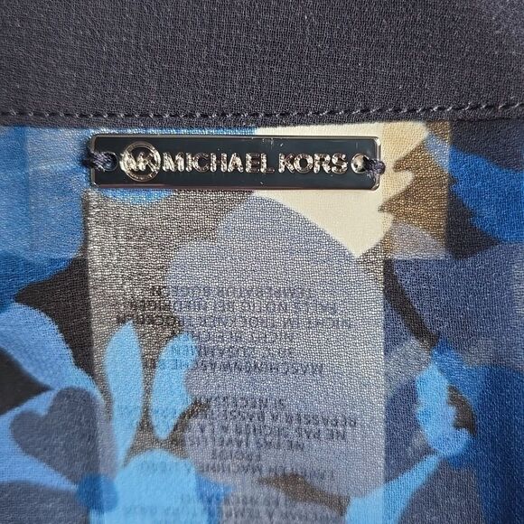 959 NWT MICHAEL Michael Kors Caftan Cover Up - Camo Garden SZ M/L - Picture 6 of 7